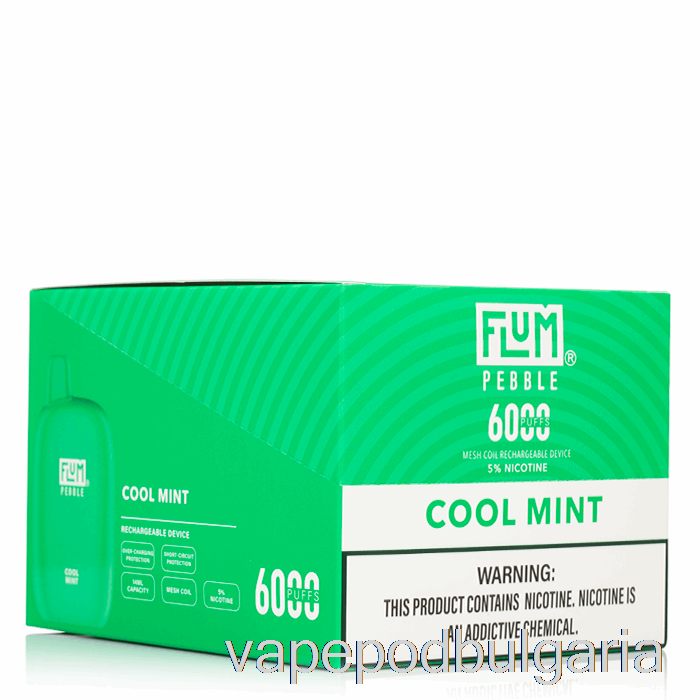 Vape Bulgaria [10-pack] Flum Pebble 6000 за еднократна употреба